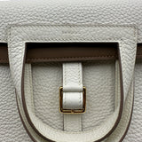 エルメス HERMES アルザン25 ヴェルソ U刻 マッシュルーム/ベージュドゥワイマール シルバー金具 トリヨンクレマンス レディース ショルダーバッグ