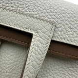 エルメス HERMES アルザン25 ヴェルソ U刻 マッシュルーム/ベージュドゥワイマール シルバー金具 トリヨンクレマンス レディース ショルダーバッグ