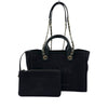シャネル CHANEL ドーヴィル スモールショッピングバック AS3257 ブラック シルバー金具 コットンファイバー レディース トートバッグ