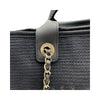 シャネル CHANEL ドーヴィル スモールショッピングバック AS3257 ブラック シルバー金具 コットンファイバー レディース トートバッグ