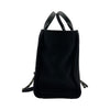 シャネル CHANEL ドーヴィル スモールショッピングバック AS3257 ブラック シルバー金具 コットンファイバー レディース トートバッグ