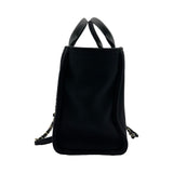 シャネル CHANEL ドーヴィル スモールショッピングバック AS3257 ブラック シルバー金具 コットンファイバー レディース トートバッグ