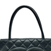 シャネル CHANEL 復刻トート A01804 6番台 ブラック シルバー金具 キャビアスキン レディース ハンドバッグ