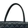 シャネル CHANEL 復刻トート A01804 6番台 ブラック シルバー金具 キャビアスキン レディース ハンドバッグ