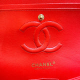 シャネル CHANEL マトラッセ25 A01112 26番台 レッド ゴールド金具 キャビアスキン レディース ショルダーバッグ