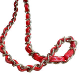 シャネル CHANEL マトラッセ25 A01112 26番台 レッド ゴールド金具 キャビアスキン レディース ショルダーバッグ