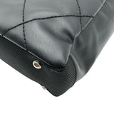 シャネル CHANEL パリビアリッツトートPM A34208 16番台 ブラック シルバー金具 コーティングキャンバス レディース トートバッグ