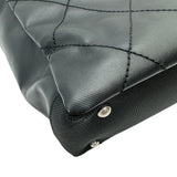 シャネル CHANEL パリビアリッツトートPM A34208 16番台 ブラック シルバー金具 コーティングキャンバス レディース トートバッグ
