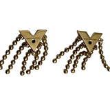 ルイ・ヴィトン LOUIS VUITTON ピアス・エッセンシャル V スキン ゴールド メタル アクセサリー