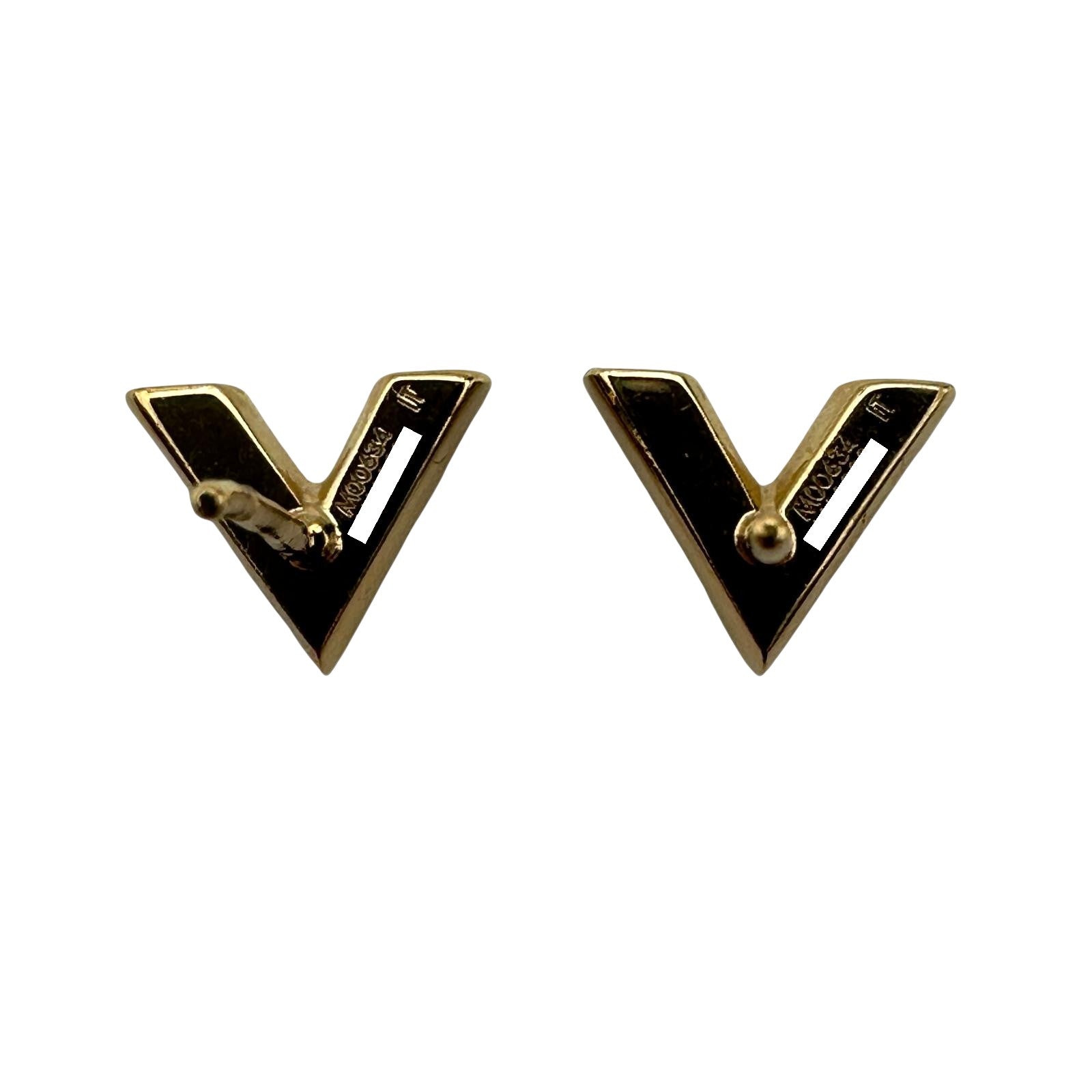 LOUIS VUITTON エッセンシャル　Vピアス　ゴールド　極美品 ルイ・ヴィトン LOUIS VUITTON ピアス・エッセンシャル V スキン