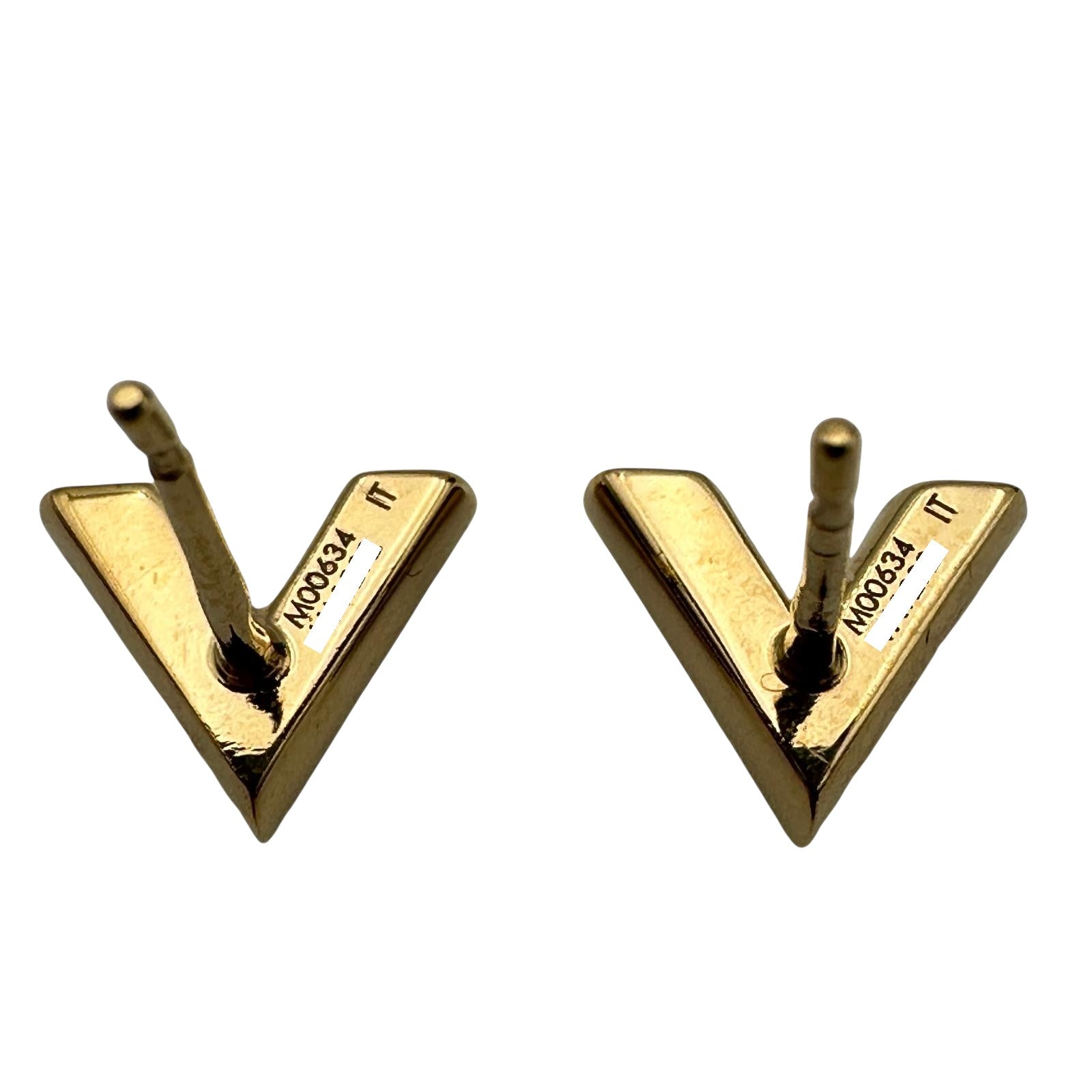 【美品】Louis Vuitton ピアス・エセンシャル V ゴールド LOUIS VUITTON（ルイ・ヴィトン） ピアス エセンシャル V メタル