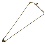 ルイ・ヴィトン LOUIS VUITTON ネックレス・エセンシャル V ゴールド メタル アクセサリー