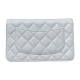 シャネル CHANEL マトラッセチェーンウォレット ホワイト キャビアスキン ゴールド金具 レディース ショルダーバッグ