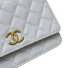 シャネル CHANEL マトラッセチェーンウォレット ホワイト キャビアスキン ゴールド金具 レディース ショルダーバッグ