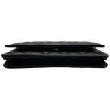 シャネル CHANEL マトラッセ チェーンウォレット AP0250 ブラック シルバー金具 キャビアスキン レディース ショルダーバッグ