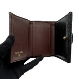 シャネル CHANEL スモールフラップウォレット AP0230 32番台 ブラック/GD金具 キャビアスキン レディース 三つ折り財布