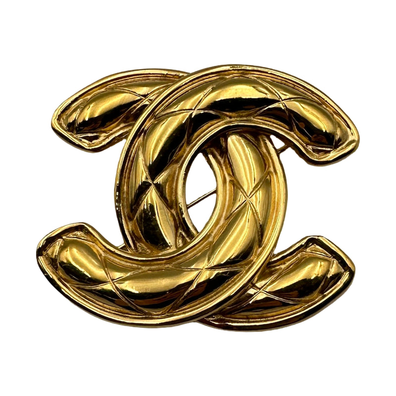 CHANEL ゴールドメタル ブローチ シャネル CHANEL ココマーク ブローチ ゴールド メタル アクセサリー