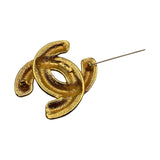 シャネル CHANEL ココマーク ブローチ ゴールド メタル アクセサリー