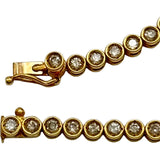 ダイヤモンドテニスブレス ゴールド K18 ダイヤモンド ジュエリー