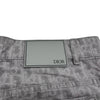 クリスチャン・ディオール Christian Dior オブリーク総柄コットンショートパンツ 483D009A3001 グレー コットン メンズ ショートパンツ