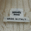 エルメス HERMES ケーブルニットセーター アイボリー ウール レディース セーター