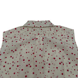クリスチャン・ディオール Christian Dior BEE刺繍ドットノースリーブシャツ 141B60A6764 クリーム シルク レディース その他トップス