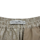 クリスチャン・ディオール Christian Dior オブリーク総柄ワイドパンツ 447P58S2970 ベージュ ポリエステル レディース パンツ