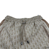 クリスチャン・ディオール Christian Dior オブリーク総柄ワイドパンツ 447P58S2970 ベージュ ポリエステル レディース パンツ