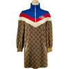 グッチ GUCCI GG総柄テクニカルジャージワンピース 526526 ブラウン ポリエステル レディース ワンピース