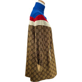 グッチ GUCCI GG総柄テクニカルジャージワンピース 526526 ブラウン ポリエステル レディース ワンピース