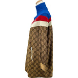 グッチ GUCCI GG総柄テクニカルジャージワンピース 526526 ブラウン ポリエステル レディース ワンピース