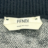 フェンディ FENDI レオパードニットタイトスカート FZQ621 グレー レーヨン レディース スカート