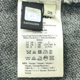 フェンディ FENDI レオパードニットタイトスカート FZQ621 グレー レーヨン レディース スカート