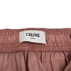 セリーヌ CELINE トリオンフワッペン アスレチックサテンパンツ 2P870184I ピンク レーヨン レディース パンツ