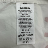 バーバリー BURBERRY ホースフェリープリントシャツワンピース 8013907 ホワイト コットン レディース ワンピース