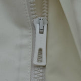 エルメス HERMES ジップアップロングコート 3E0170DP ホワイト コットン レディース その他アウター