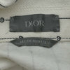 クリスチャン・ディオール Christian Dior ハートロゴジップアップデニムジャケット 213D486A5448 ホワイト コットン メンズ デニムジャケット