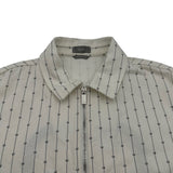 クリスチャン・ディオール Christian Dior ハートロゴジップアップデニムジャケット 213D486A5448 ホワイト コットン メンズ デニムジャケット