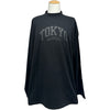バレンシアガ BALENCIAGA TOKYOロゴオーバーロングTシャツ 720250 ブラック コットン メンズ 長袖Ｔシャツ