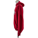 バレンシアガ BALENCIAGA Germany Kisses プルオーバーパーカー 761458 レッド コットン メンズ パーカー