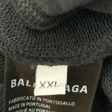 バレンシアガ BALENCIAGA サッカーバギースウェットパンツ 777708 ブラック コットン メンズ パンツ