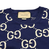 グッチ GUCCI GGジャガードニットセーター 692900 ネイビー ウール メンズ セーター