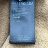 バレンシアガ BALENCIAGA WFPロゴプルオーバーパーカー 600583 キャメル コットン ユニセックス パーカー