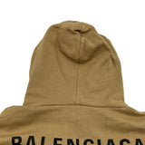 バレンシアガ BALENCIAGA WFPロゴプルオーバーパーカー 600583 キャメル コットン ユニセックス パーカー