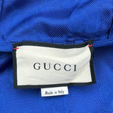 グッチ GUCCI GGジャガードフーデッドジャケット 631891 ブルー ナイロン メンズ その他アウター