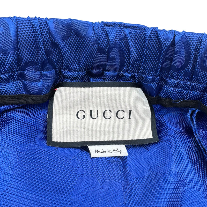 グッチ GUCCI GGジャガードナイロンパンツ 631881 ブルー ナイロン