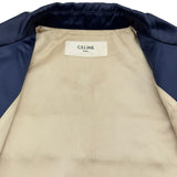 セリーヌ CELINE サテン仕上げテディジャケット RV08U0550 ネイビー ナイロン メンズ その他アウター