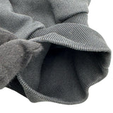 バレンシアガ BALENCIAGA PARISロゴプルオーバーパーカー 761458 グレー コットン メンズ パーカー