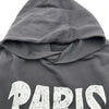 バレンシアガ BALENCIAGA PARISロゴプルオーバーパーカー 761458 グレー コットン メンズ パーカー