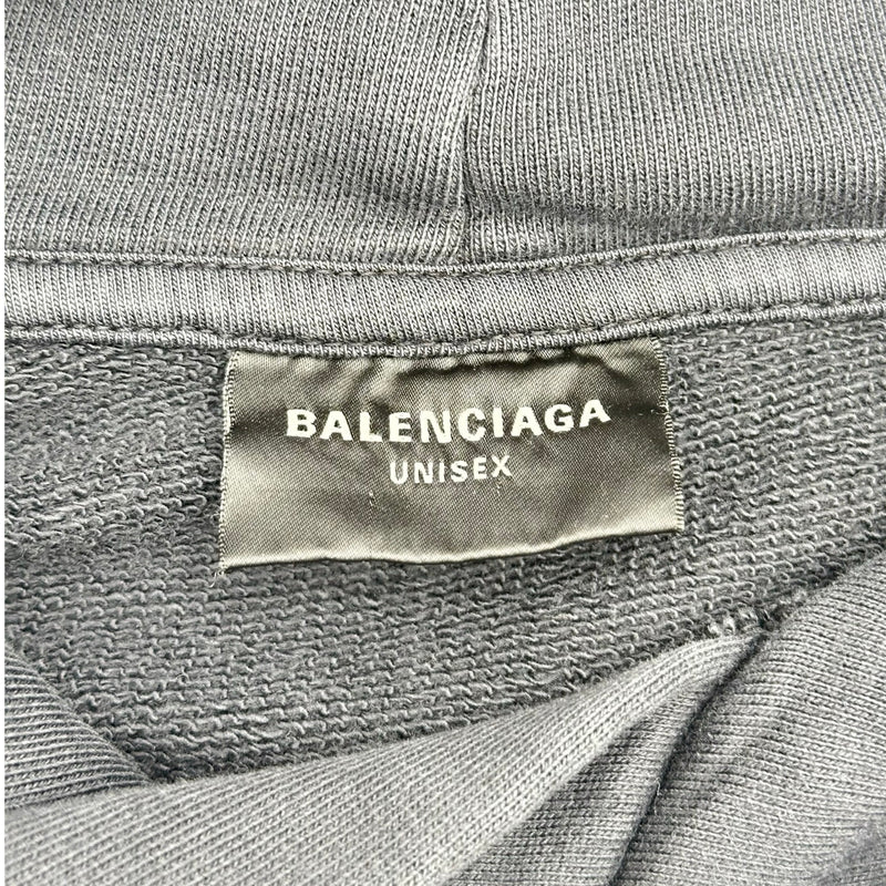 バレンシアガ BALENCIAGA PARISロゴプルオーバーパーカー 761458